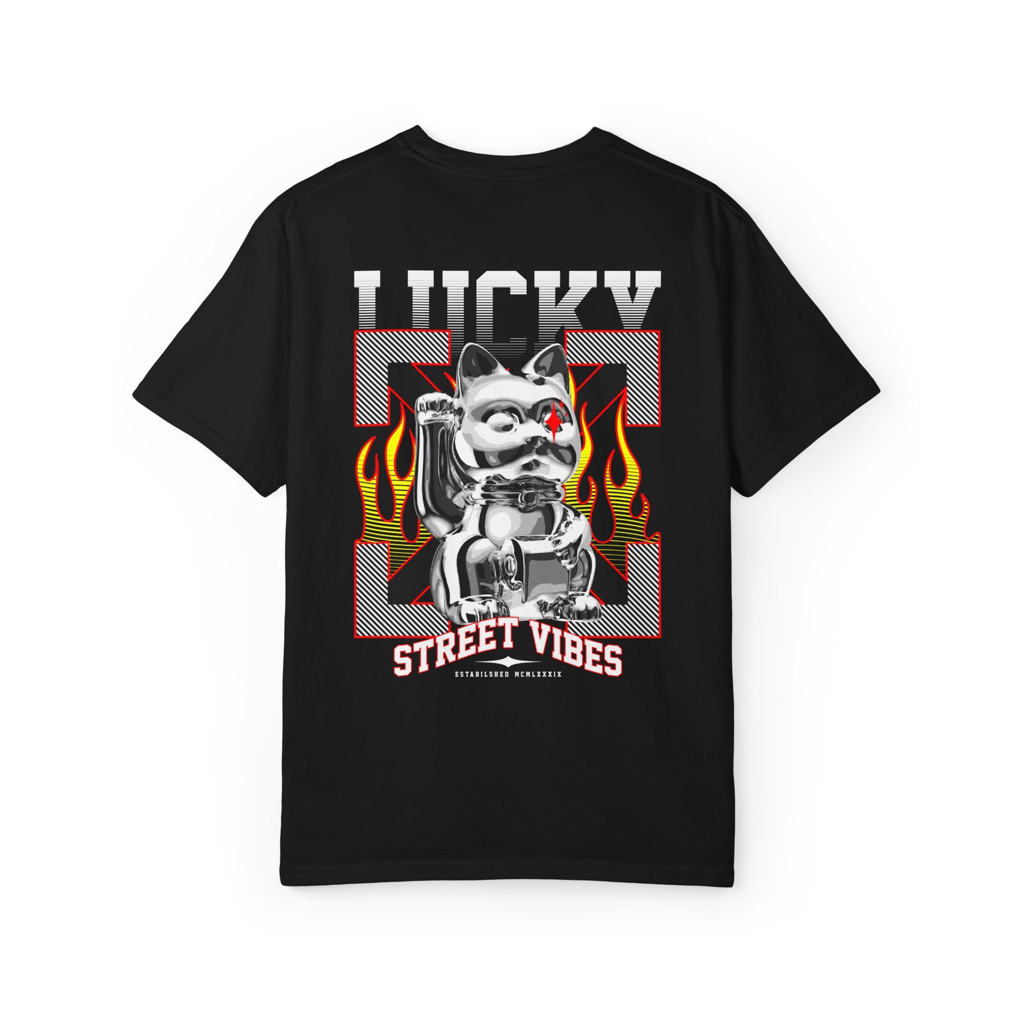 T-shirt unisexe teint en pièce Street Vibes, t-shirt graphique, tenue décontractée, style streetwear, cadeau tendance pour les mélomanes, vêtements d'été tendance